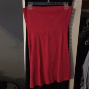 Strapless Pink Dress